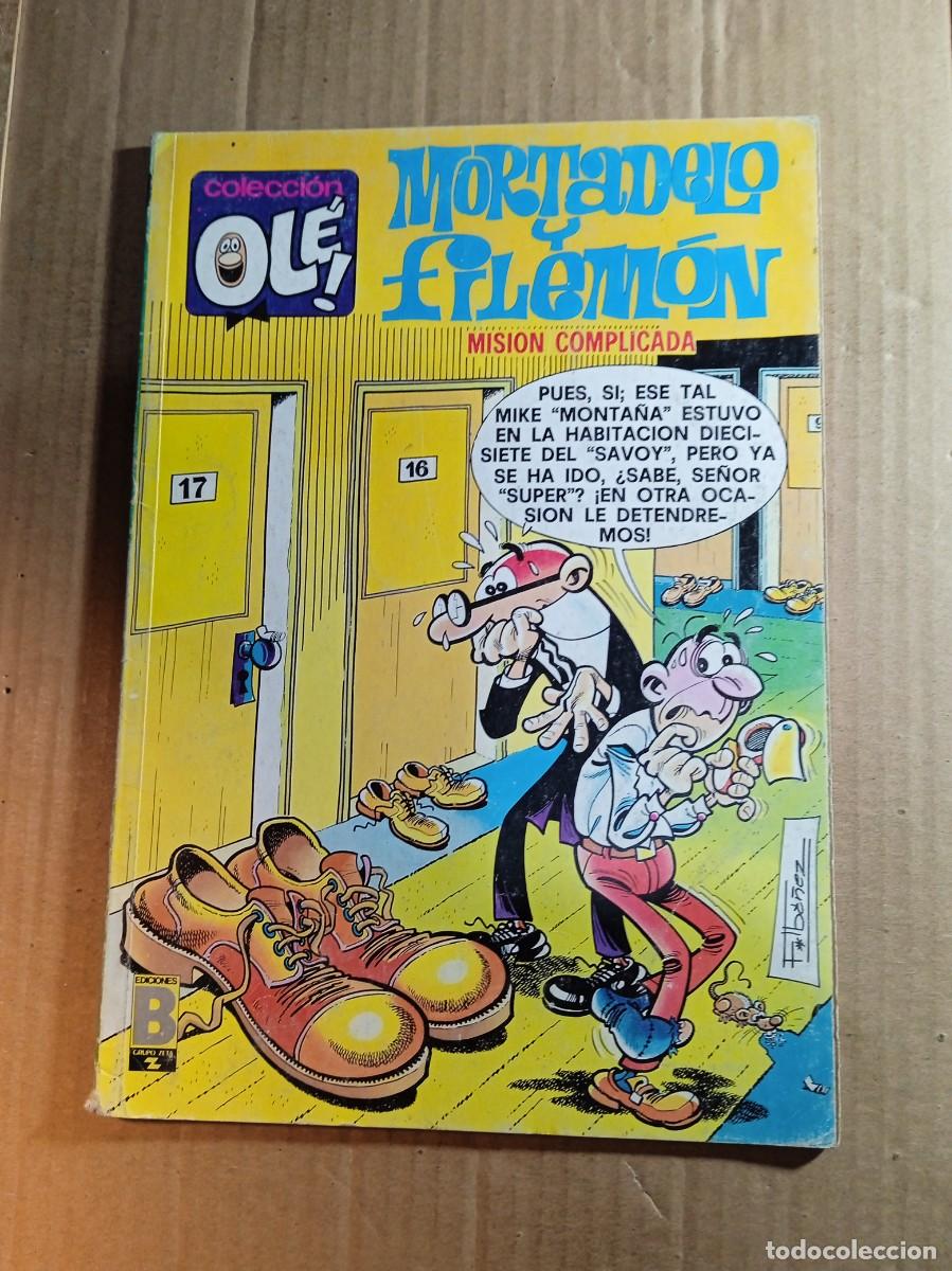 Tebeos: TEBEO DE OLE MORTADELO Y FILEMON EN MISION COMPLICADA DEL A&Ntilde;O 1988 N&ordm; 154 - M. 117
