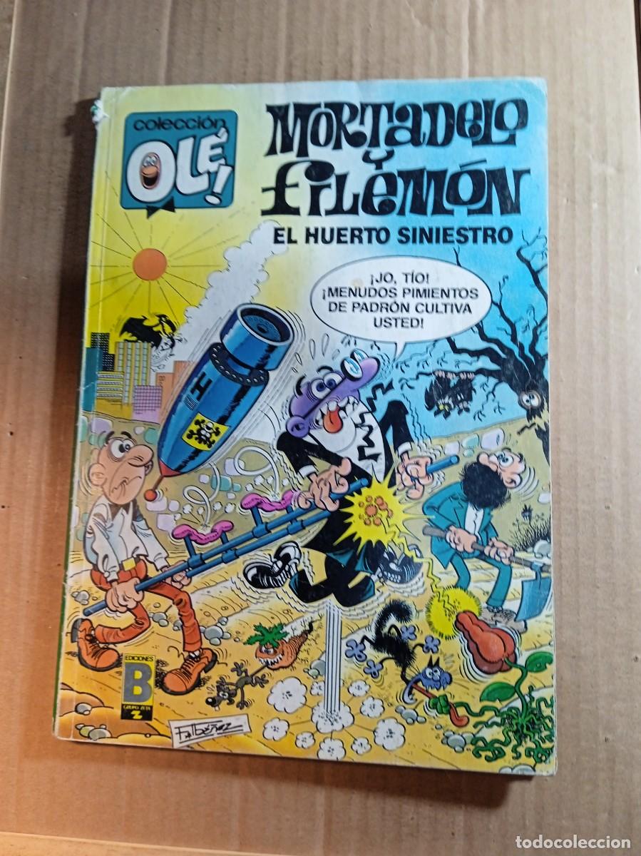 Tebeos: TEBEO DE OLE MORTADELO Y FILEMON EN EL HUERTO SINIESTRO DEL A&Ntilde;O 1988 N&ordm; 328 - M. 88