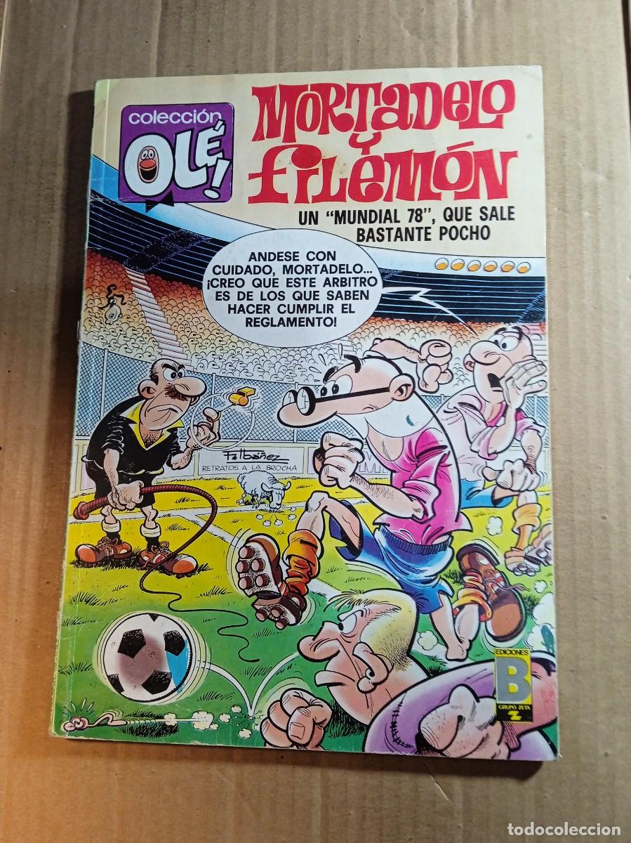 Tebeos: TEBEO DE OLE MORTADELO Y FILEMON EN UN MUNDIAL 78 QUE SALE BASTANTE POCHO A&Ntilde;O 1988 N&ordm; 149 - M. 82