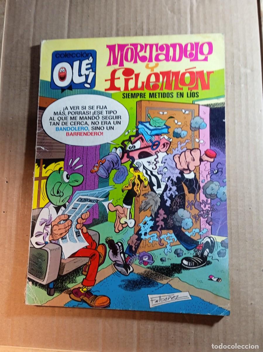 Tebeos: TEBEO DE OLE MORTADELO Y FILEMON EN SIEMPRE METIDOS EN LIOS DEL A&Ntilde;O 1974 N&ordm; 106 NUMERO EN EL LOMO