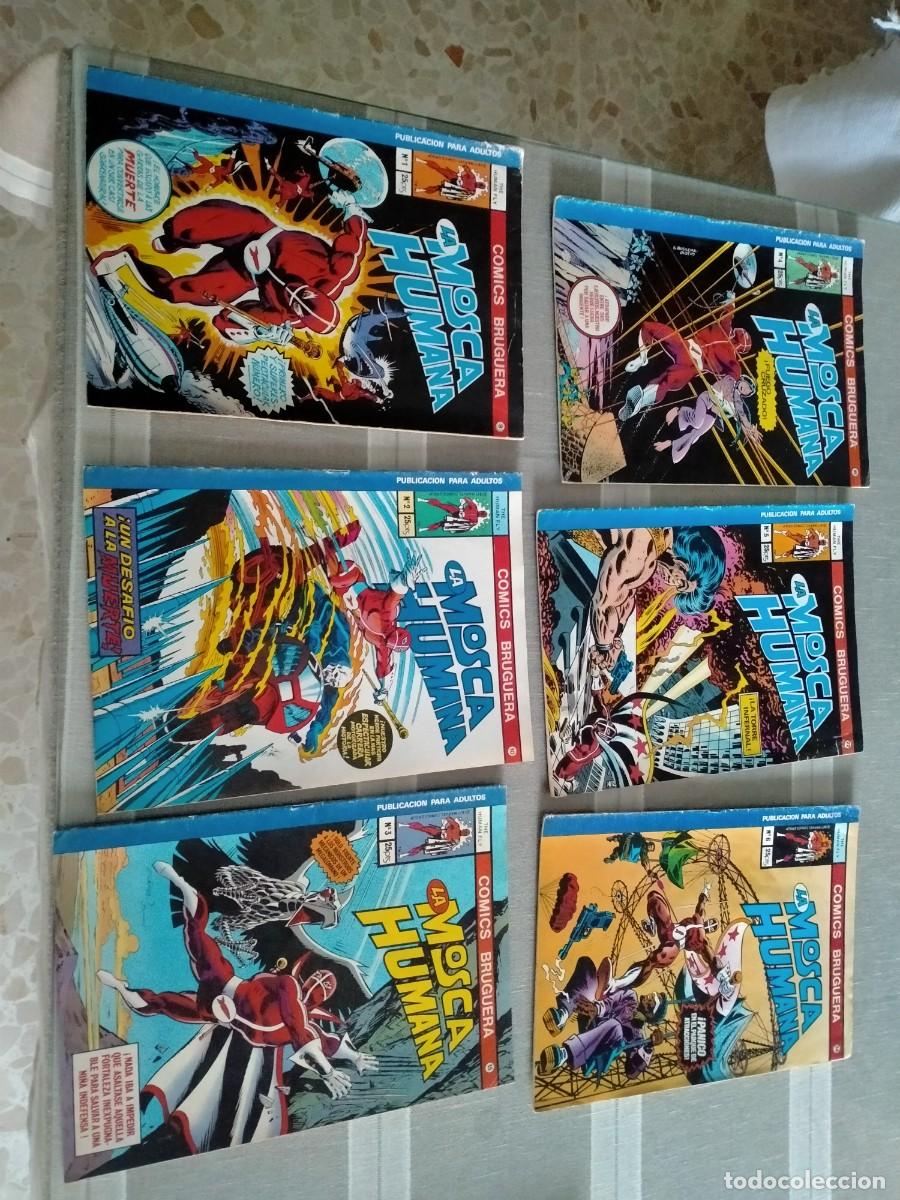 Tebeos: comics bruguera la mosca humana del 1 al 6
