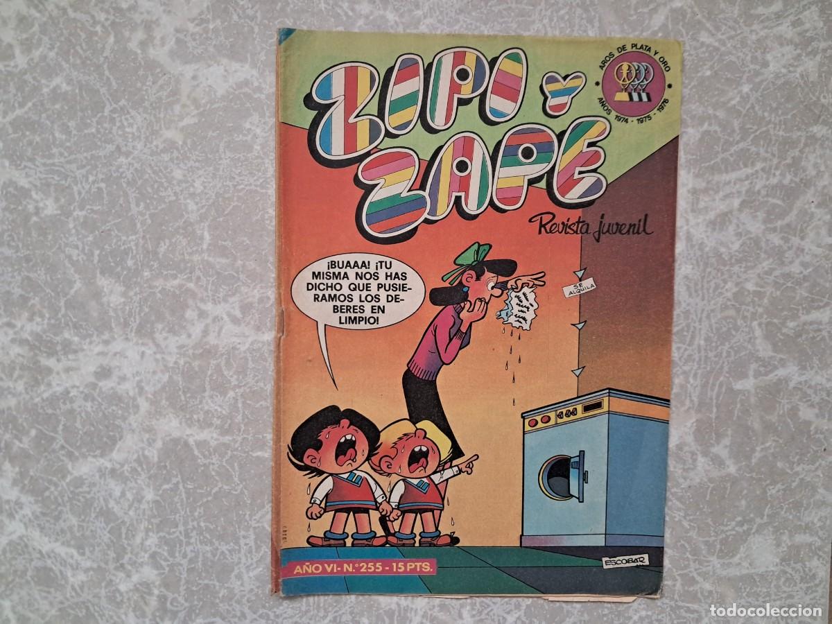 Tebeos: ZIPI Y ZAPE REVISTA JUVENIL, COMIC - A&Ntilde;O VI - N&Uacute;M 255 - 32 P&Aacute;GINAS - BRUGUERA, MAYO 1977