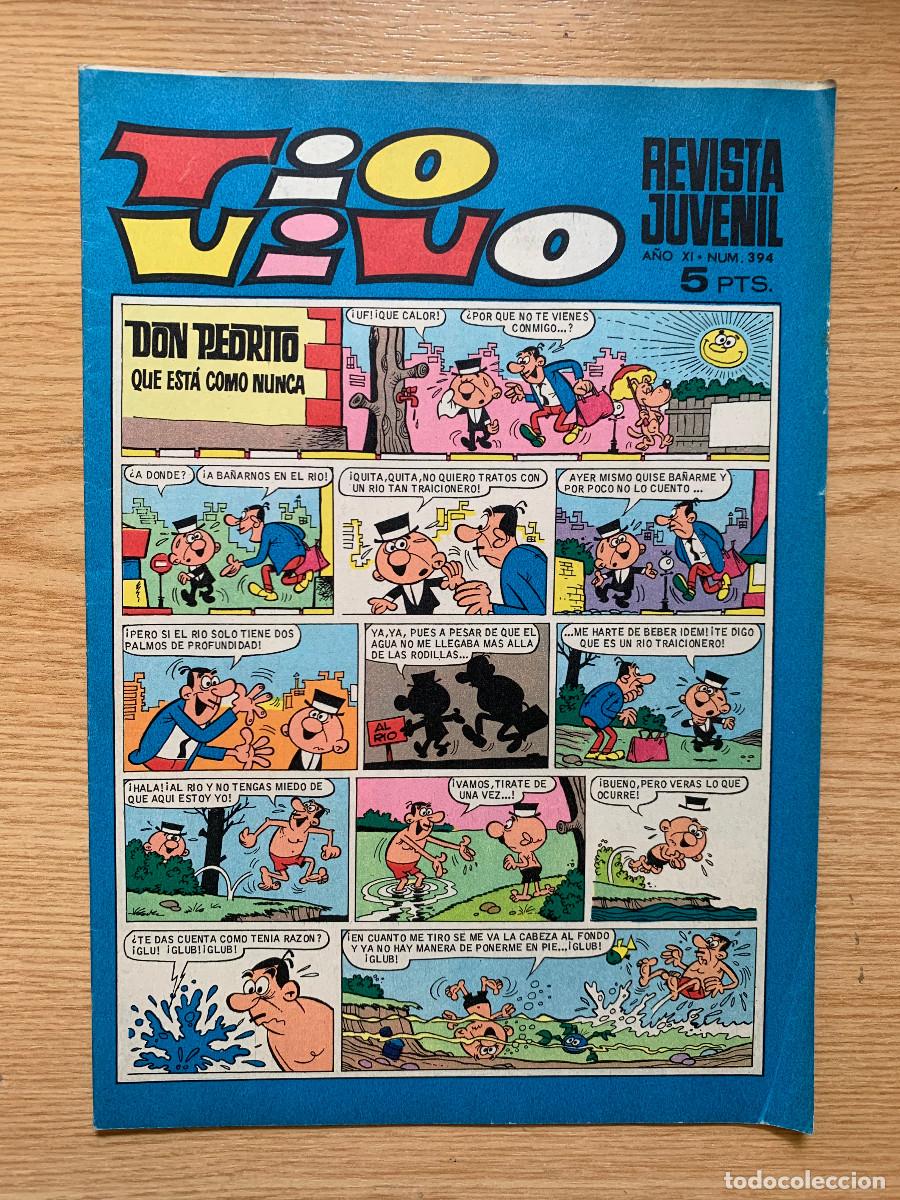 Tebeos: T&iacute;o Vivo n&ordm; 394 - 2&ordf; &Eacute;poca - Excelente Estado