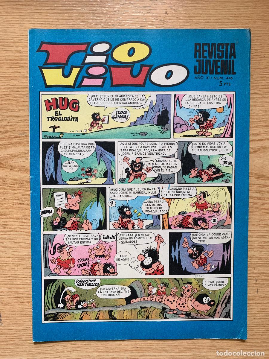 Tebeos: T&iacute;o Vivo n&ordm; 445 - 2&ordf; &Eacute;poca - Muy Buen Estado