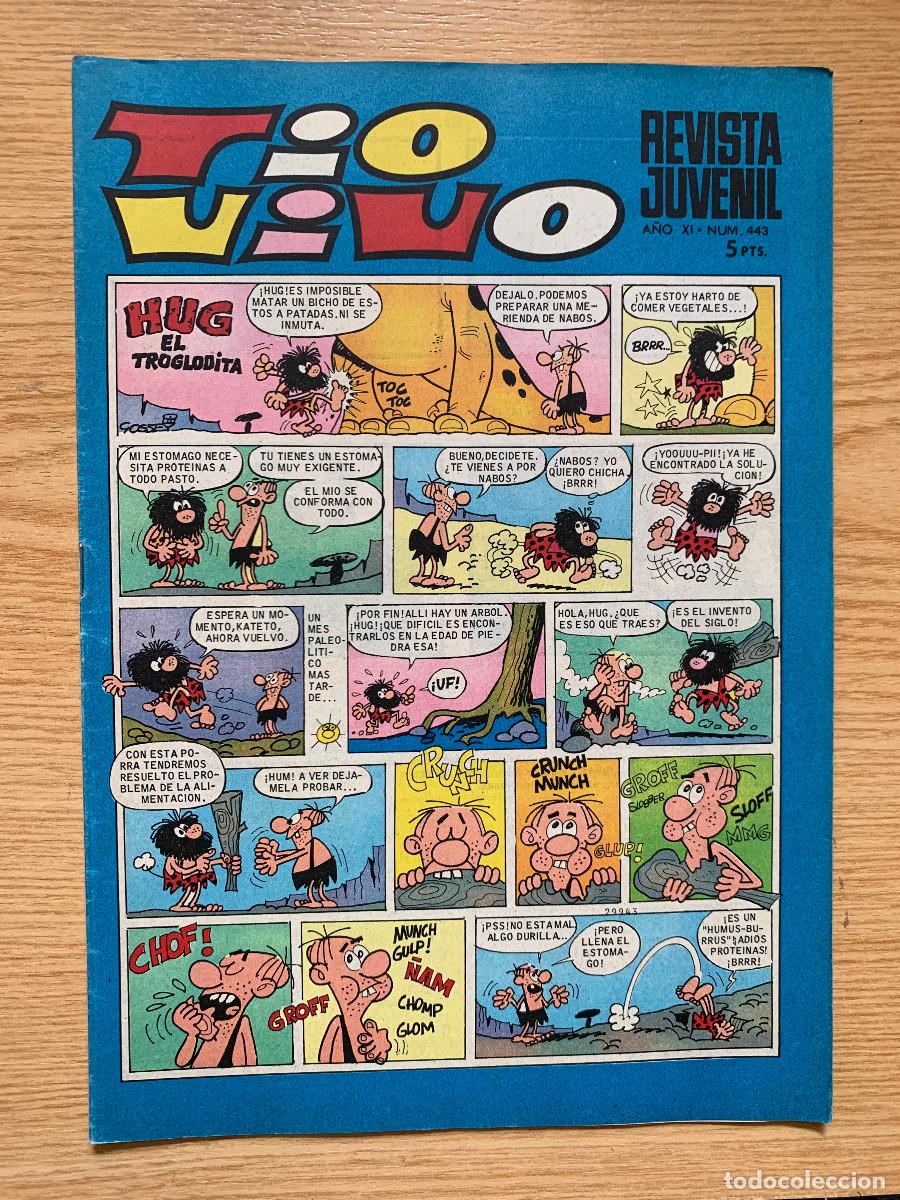 Tebeos: T&iacute;o Vivo n&ordm; 443 - 2&ordf; &Eacute;poca - Muy Buen Estado