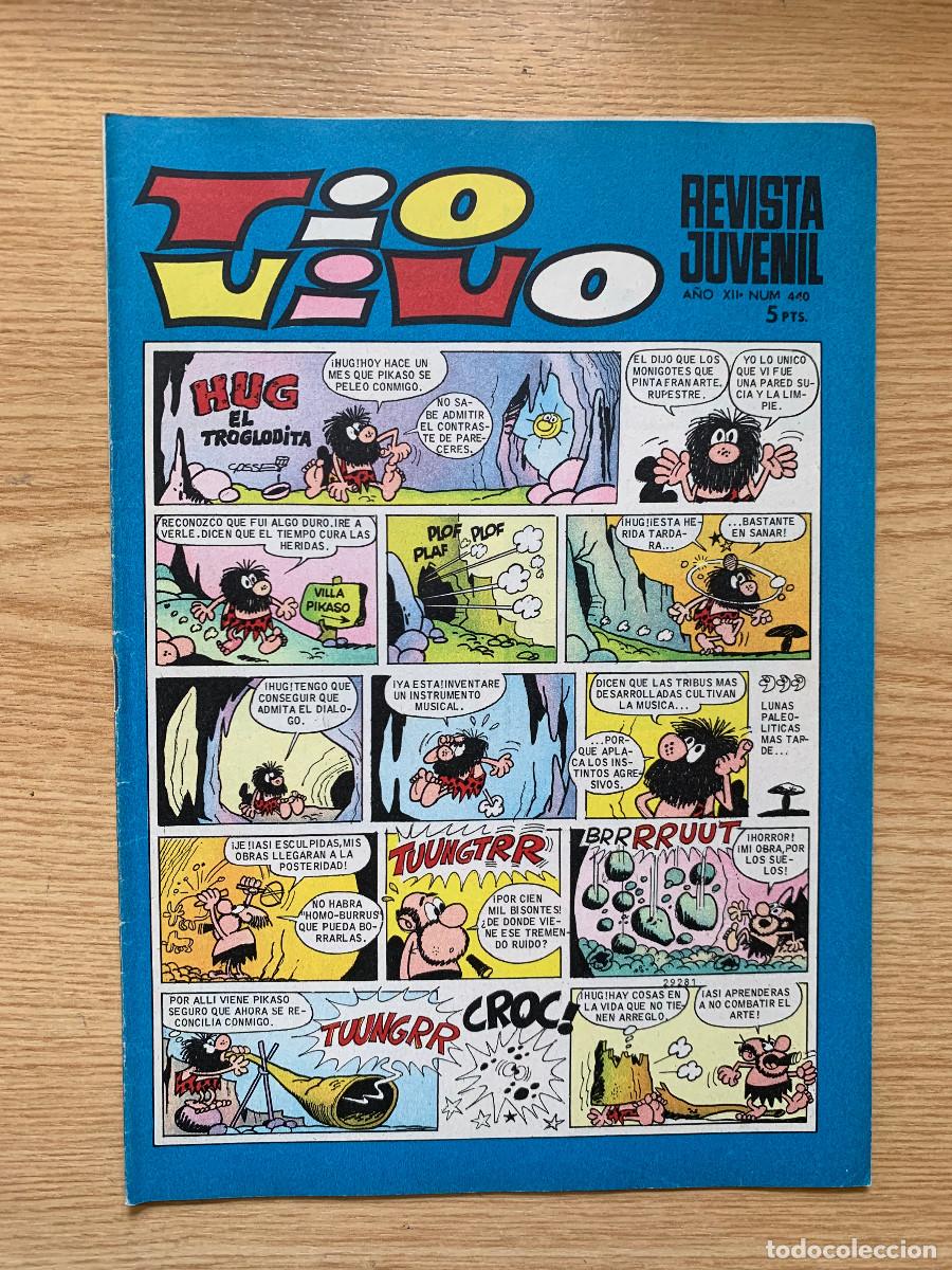 Tebeos: T&iacute;o Vivo n&ordm; 440 - 2&ordf; &Eacute;poca - D2 Muy Buen Estado