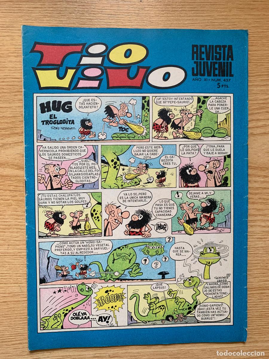 Tebeos: T&iacute;o Vivo n&ordm; 437 - 2&ordf; &Eacute;poca - Muy Buen Estado