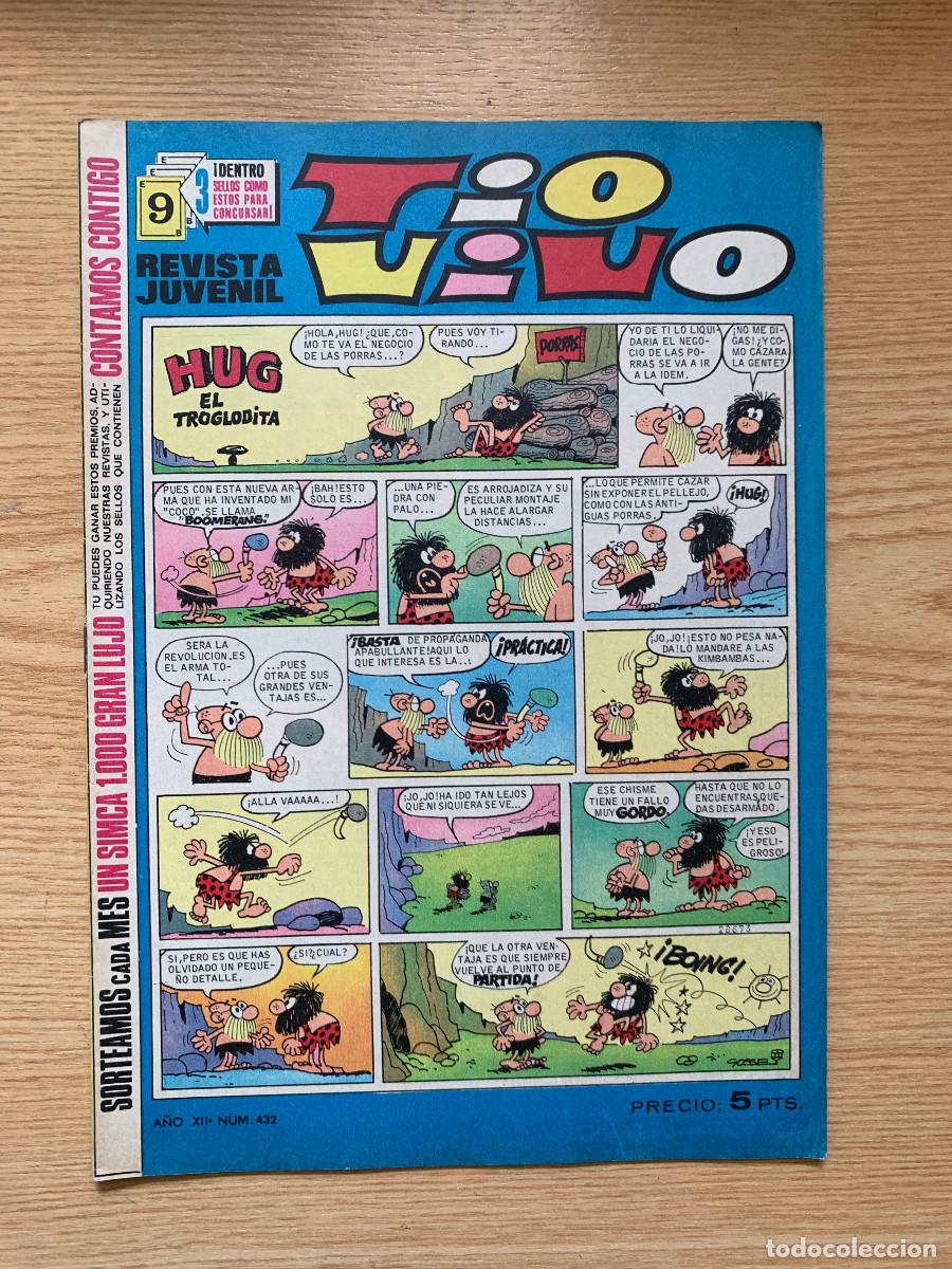 Tebeos: T&iacute;o Vivo n&ordm; 432 - 2&ordf; &Eacute;poca - D2 Perfecto Estado
