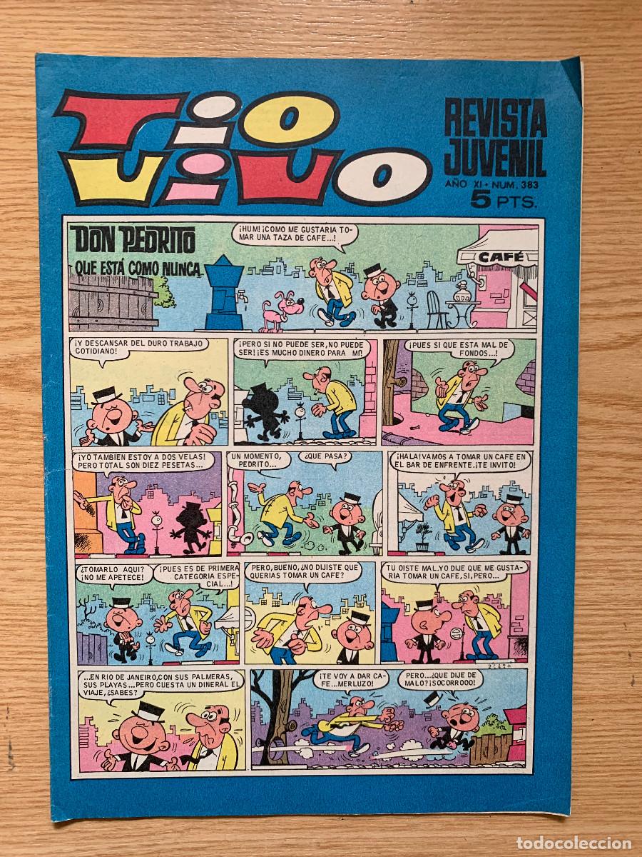 Tebeos: T&iacute;o Vivo n&ordm; 383 - 2&ordf; &Eacute;poca - D2 Perfecto Estado