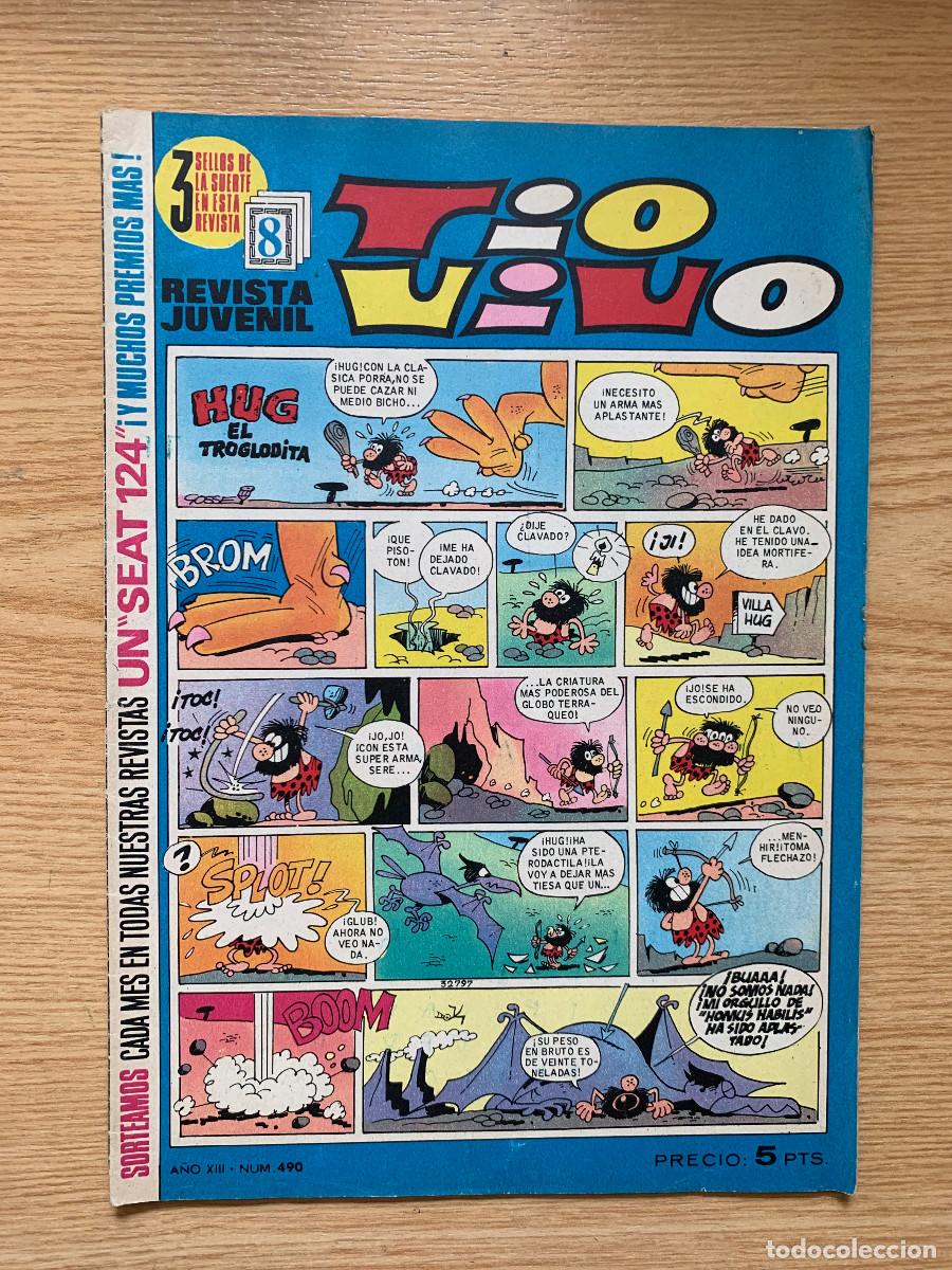 Tebeos: T&iacute;o Vivo n&ordm; 490 - 2&ordf; &Eacute;poca - Buen Estado