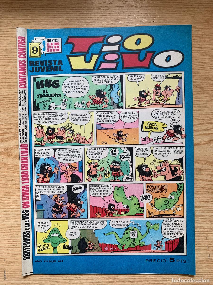 Tebeos: T&iacute;o Vivo n&ordm; 424 - 2&ordf; &Eacute;poca - D2 Perfecto Estado