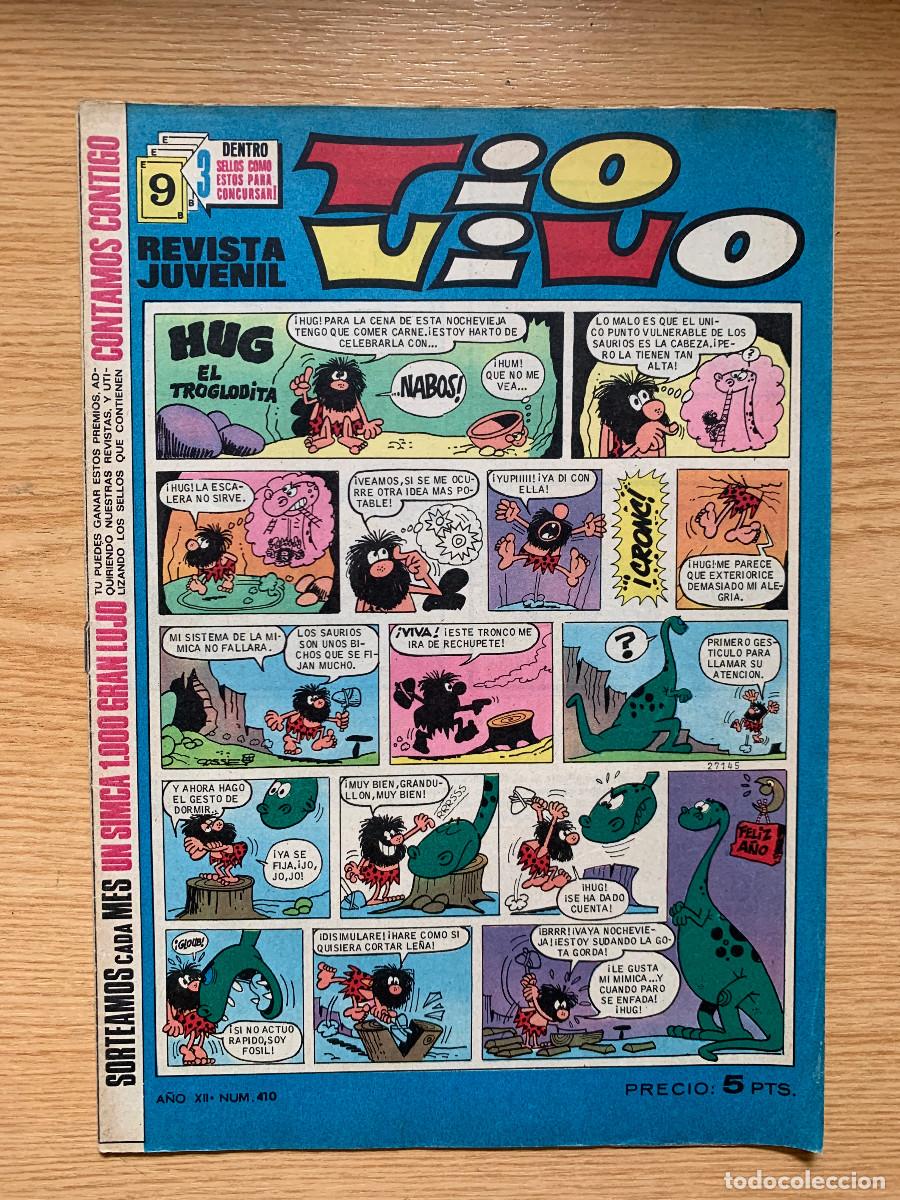Tebeos: T&iacute;o Vivo n&ordm; 410 - 2&ordf; &Eacute;poca - D2 Excelente Estado