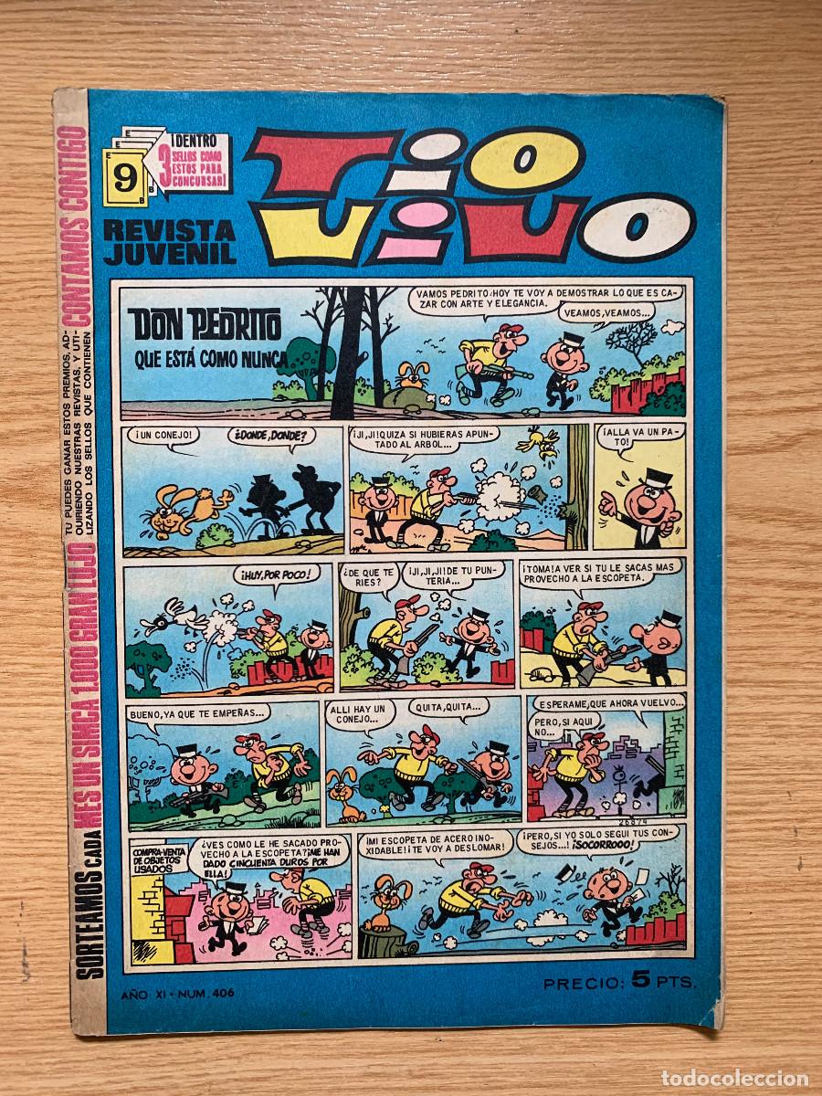 Tebeos: T&iacute;o Vivo n&ordm; 406 - 2&ordf; &Eacute;poca - D2 Muy Buen Estado