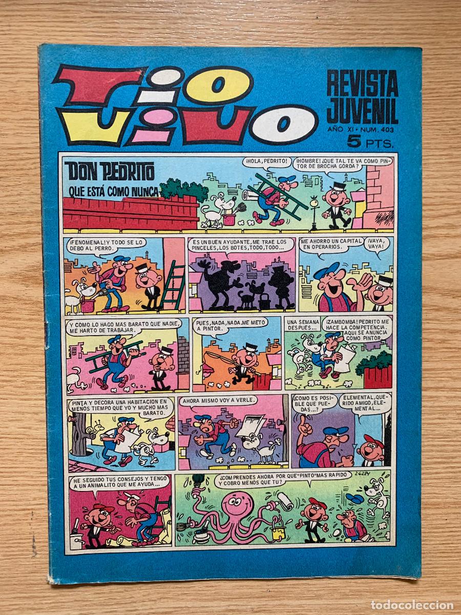 Tebeos: T&iacute;o Vivo n&ordm; 403 - 2&ordf; &Eacute;poca - D2 Buen Estado