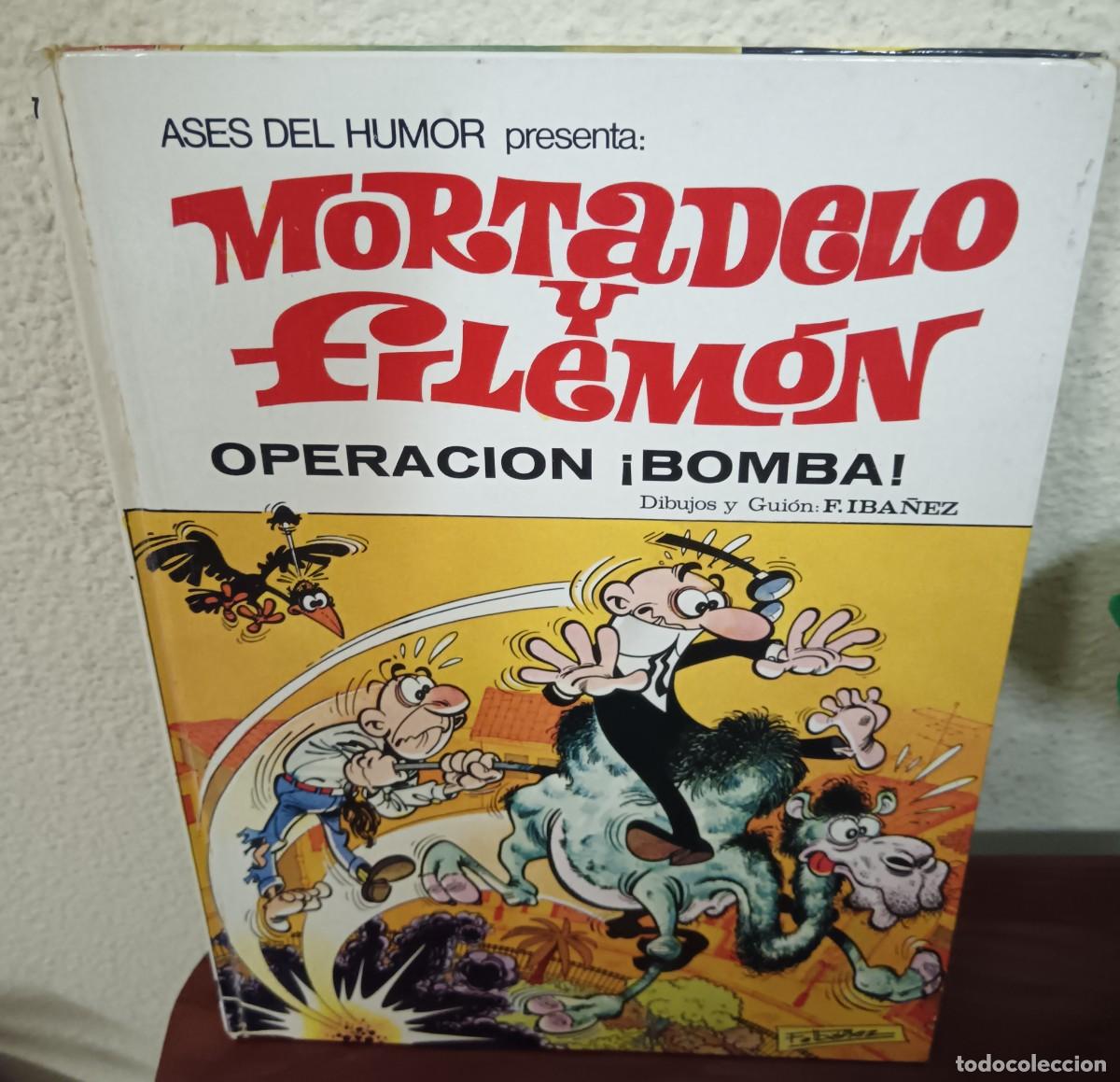 Tebeos: ASES DEL HUMOR N&ordm; 17 ASES DEL HUMOR MORTADELO Y FILEM&Oacute;N OPERACI&Oacute;N &iexcl;BOMBA! BRUGUERA A&Ntilde;O 1972