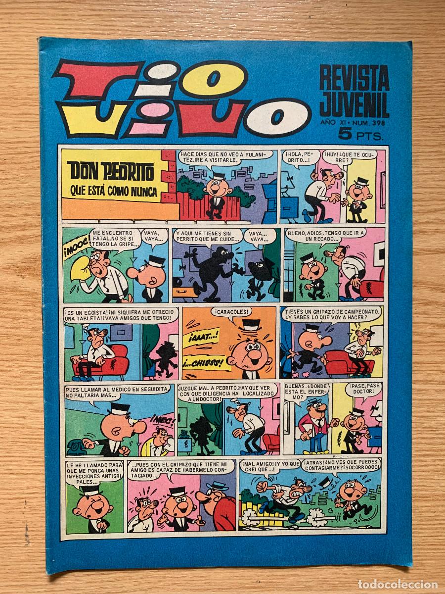 Tebeos: T&iacute;o Vivo n&ordm; 398 - 2&ordf; &Eacute;poca - D2 Muy Buen Estado