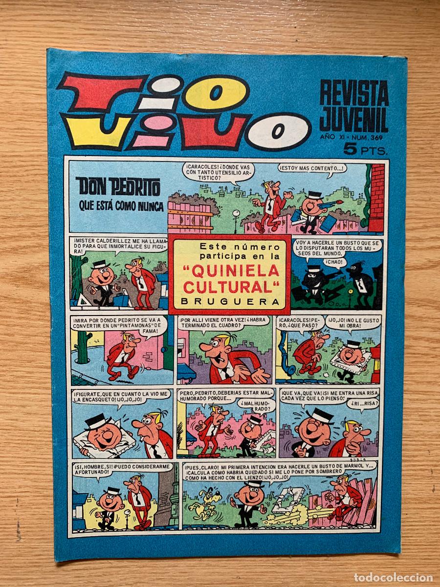 Tebeos: T&iacute;o Vivo n&ordm; 369 - 2&ordf; &Eacute;poca - D2 Excelente Estado - CROMOS DE FUTBOL JARA NIZ SANTOS CRISTO