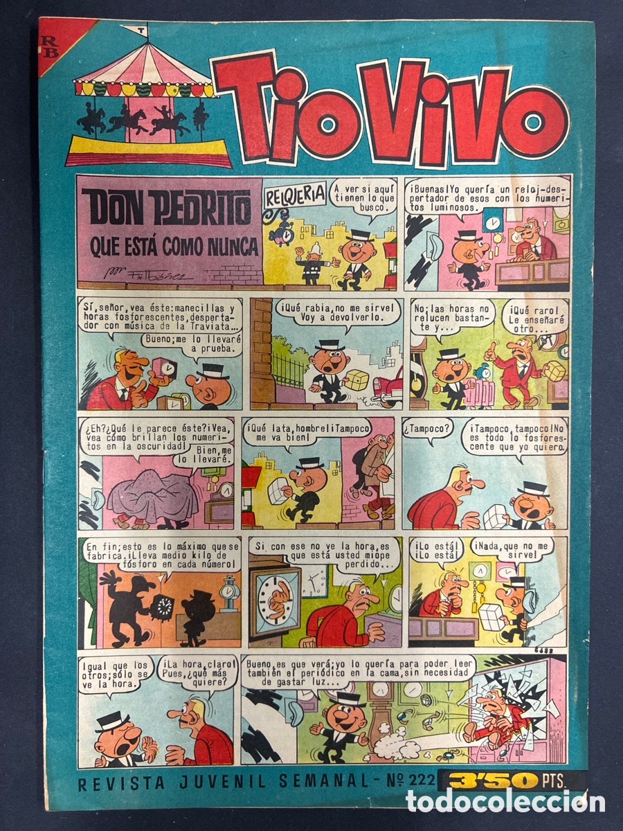 Tebeos: COMIC COLECCION TIO VIVO N&ordm; 222 EDITORIAL BRUGUERA