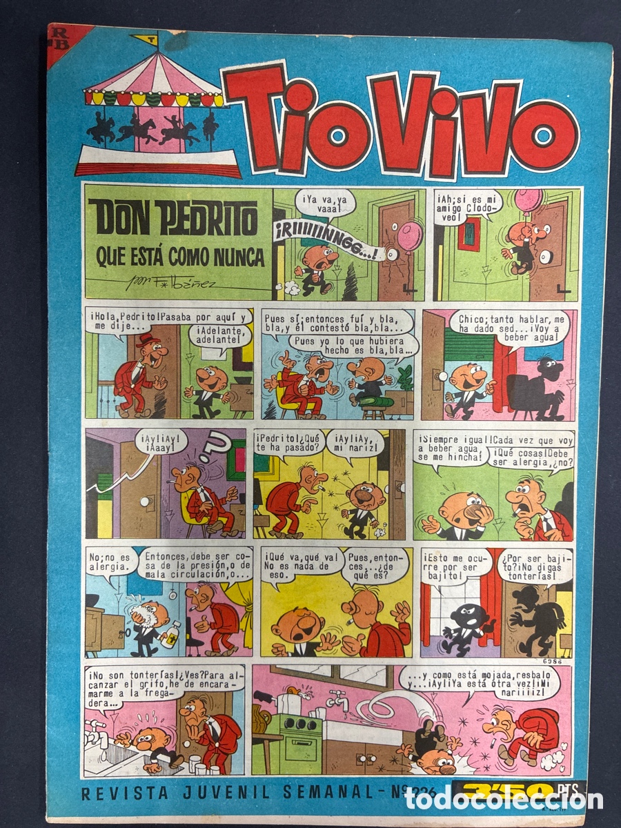 Tebeos: COMIC COLECCION TIO VIVO N&ordm; 226 EDITORIAL BRUGUERA