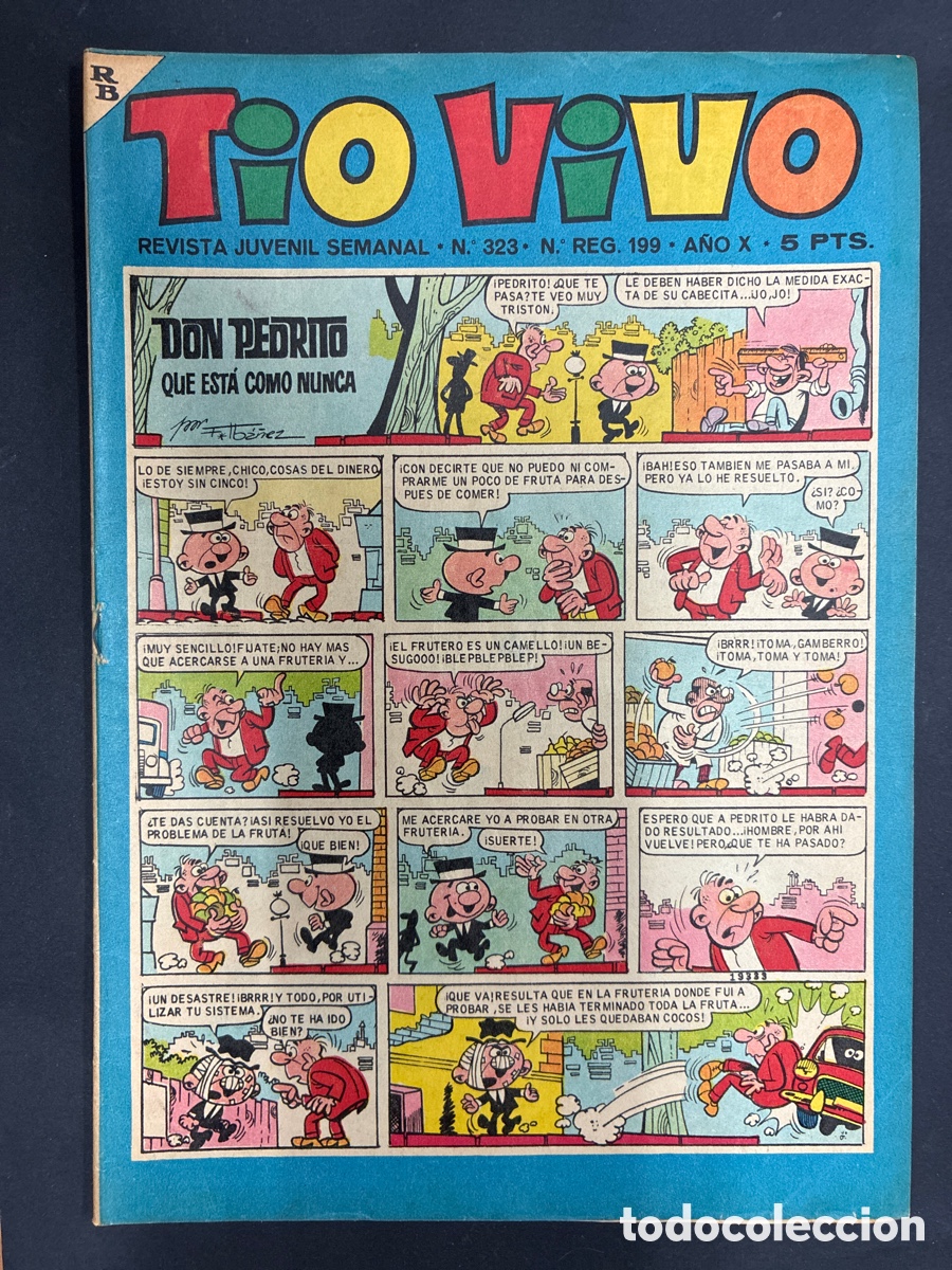 Tebeos: COMIC COLECCION TIO VIVO N&ordm; 323 EDITORIAL BRUGUERA