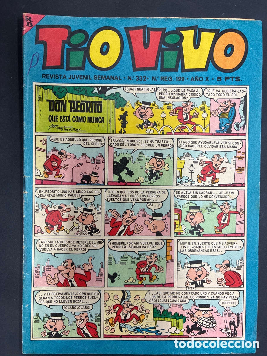 Tebeos: COMIC COLECCION TIO VIVO N&ordm; 332 EDITORIAL BRUGUERA