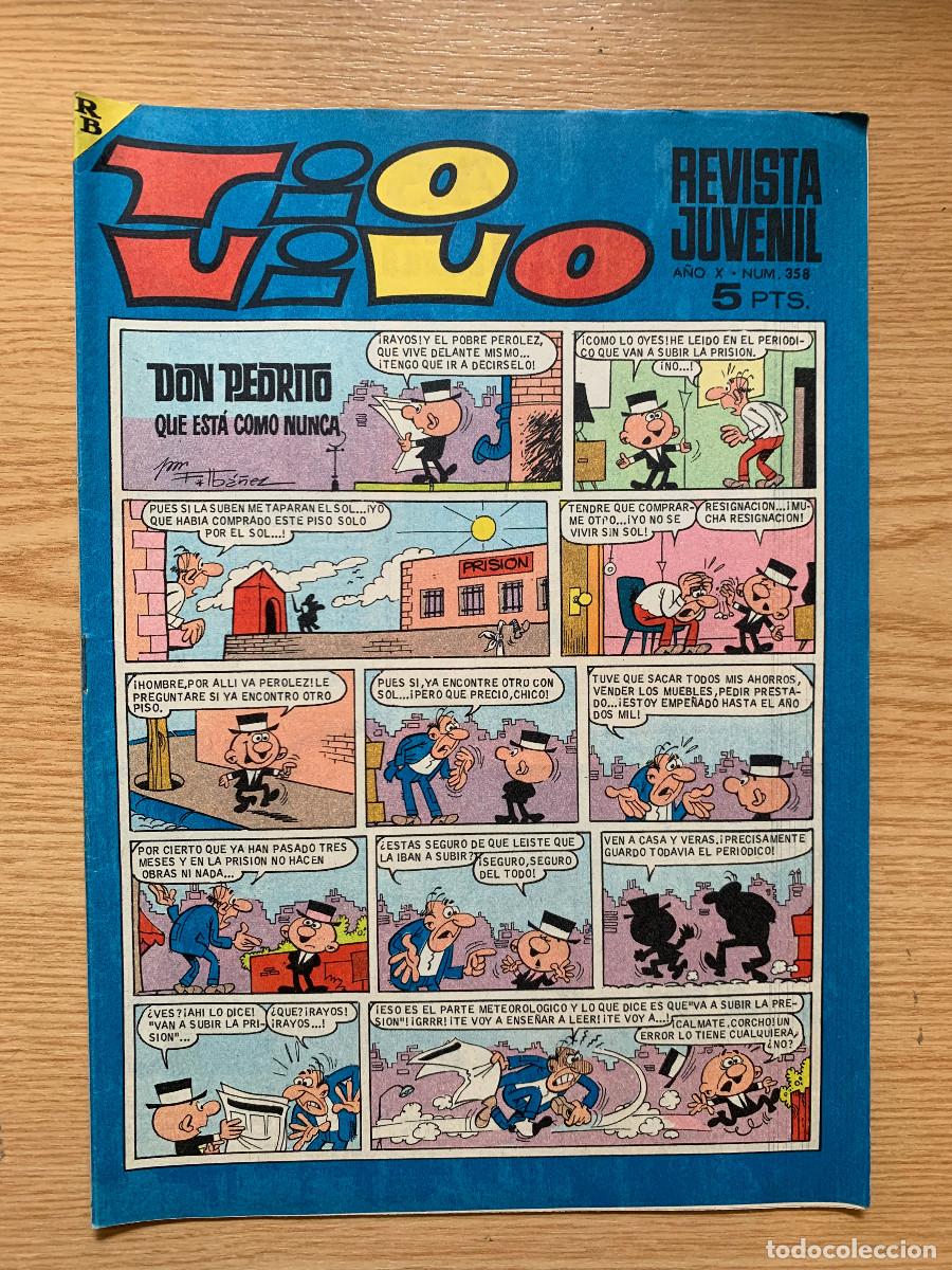 Tebeos: T&iacute;o Vivo n&ordm; 358 - D1 Excelente - CROMOS DE FUTBOL Fuste (Bar), Grosso (RM), Vallejo (Mal) y Aguirre