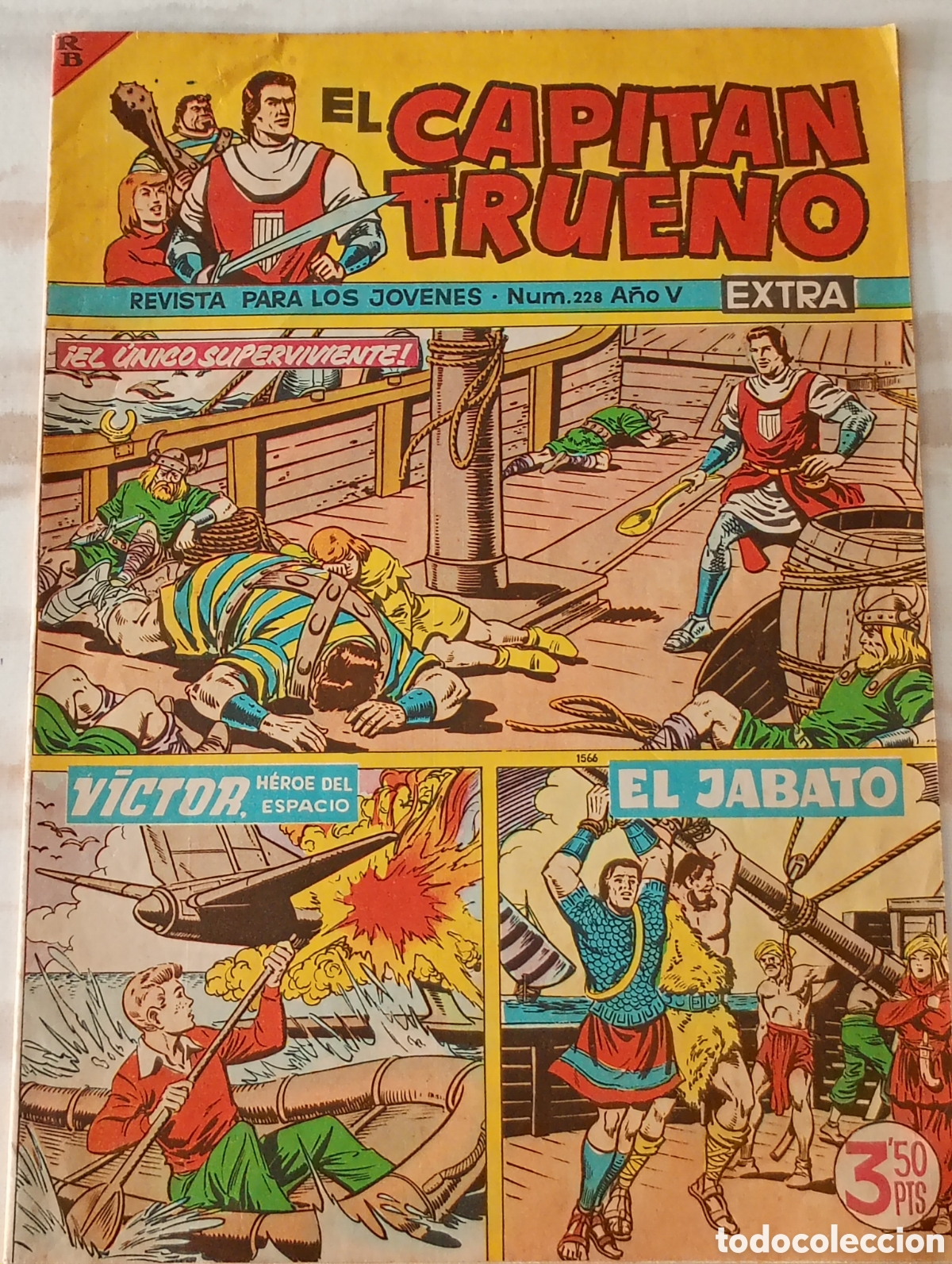 Tebeos: EL CAPIT&Aacute;N TRUENO EXTRA 3 TEBEOS ORIGINALES - Foto 3
