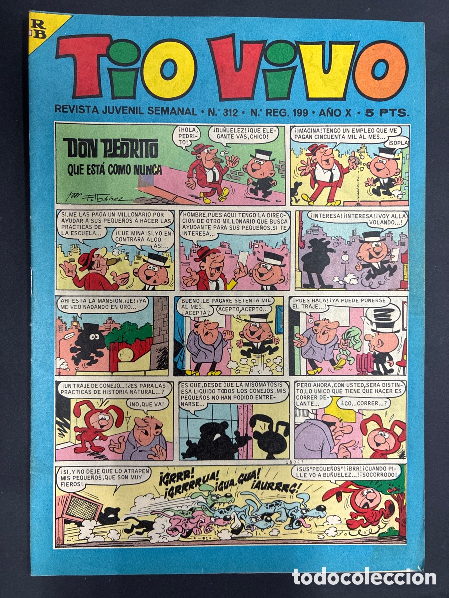 Tebeos: COMIC COLECCION TIO VIVO N&ordm; 312 EDITORIAL BRUGUERA