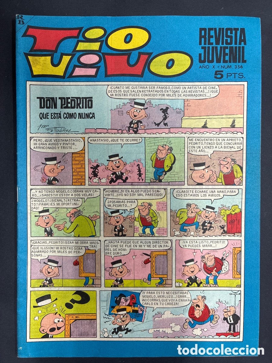 Comics: COMIC COLECCION TIO VIVO N&ordm; 356 EDITORIAL BRUGUERA