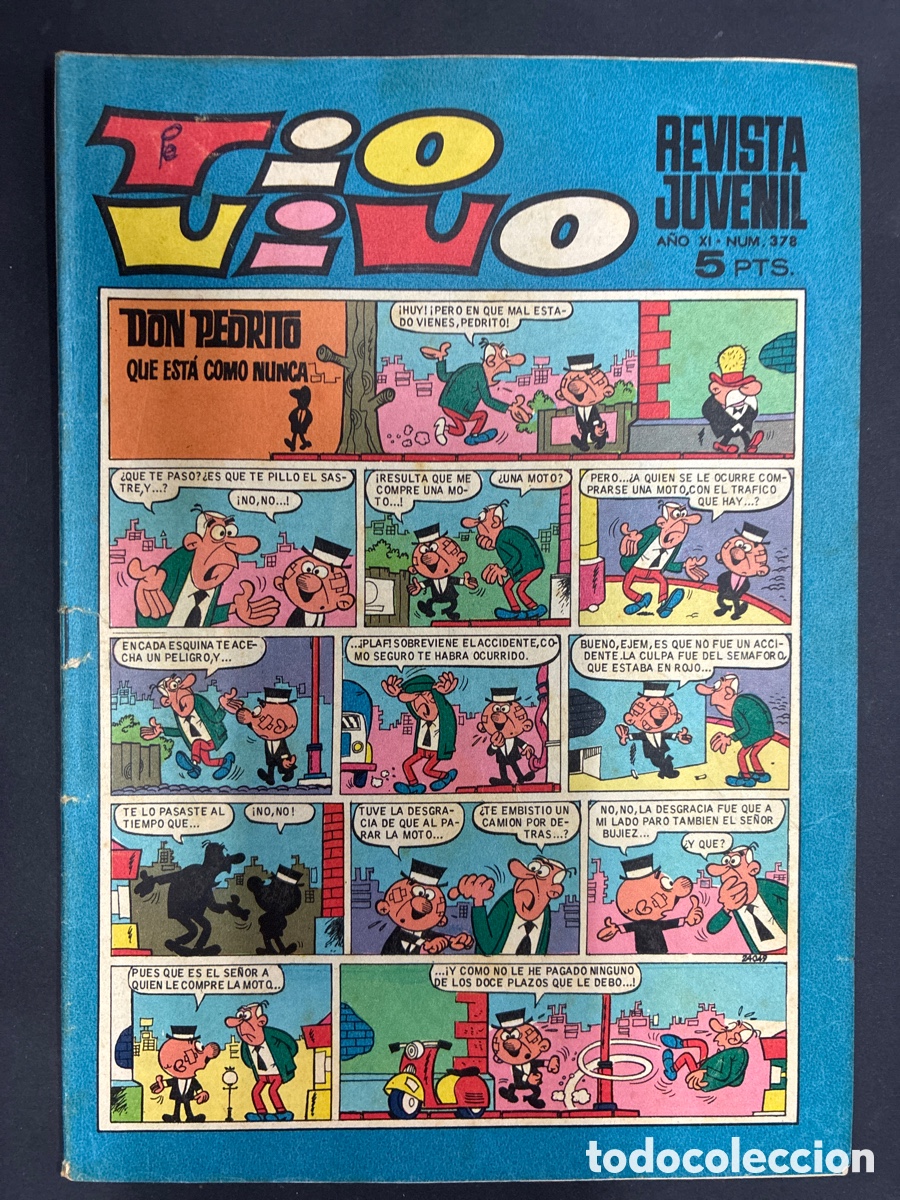 Livros de Banda Desenhada: COMIC COLECCION TIO VIVO N&ordm; 378 EDITORIAL BRUGUERA