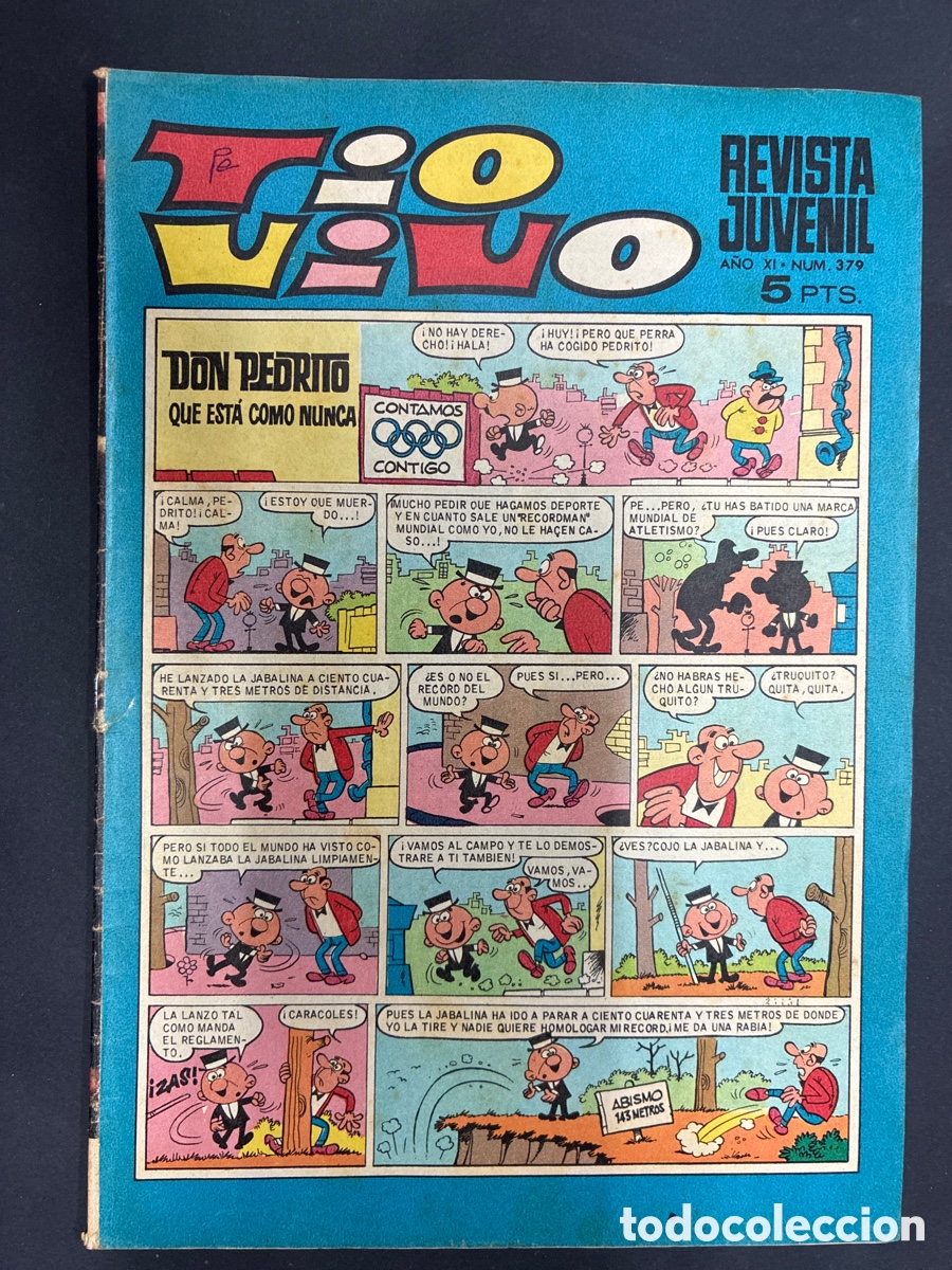 Livros de Banda Desenhada: COMIC COLECCION TIO VIVO N&ordm; 379 EDITORIAL BRUGUERA