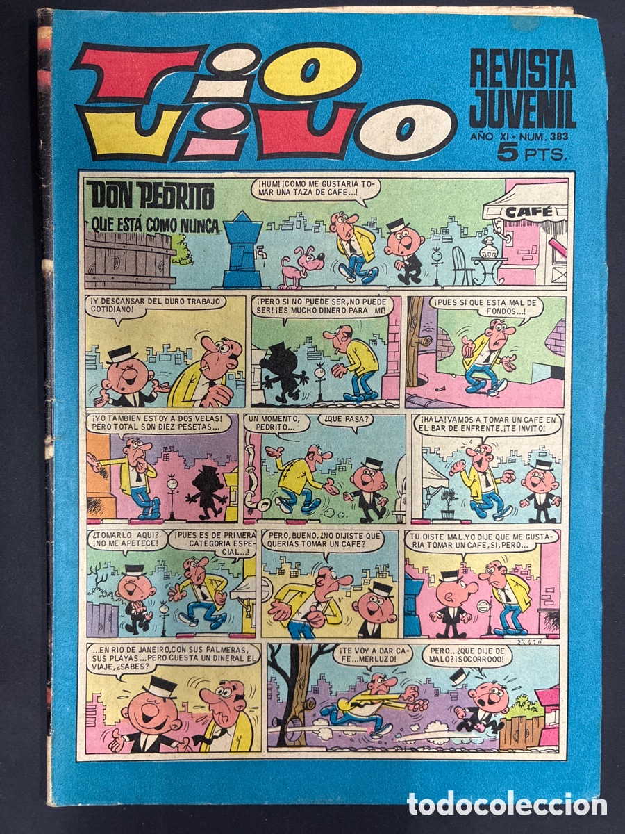 Livros de Banda Desenhada: COMIC COLECCION TIO VIVO N&ordm; 383 EDITORIAL BRUGUERA