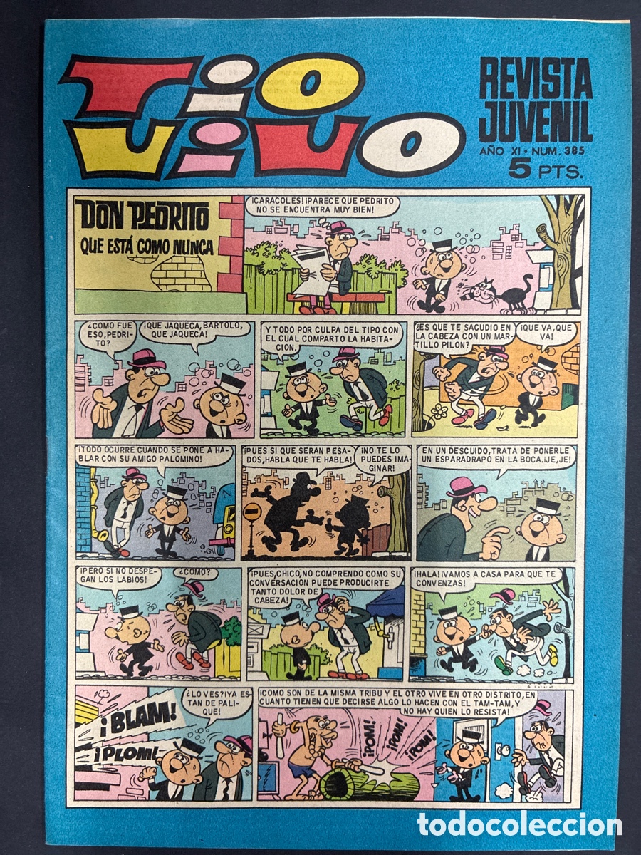 Livros de Banda Desenhada: COMIC COLECCION TIO VIVO N&ordm; 385 EDITORIAL BRUGUERA