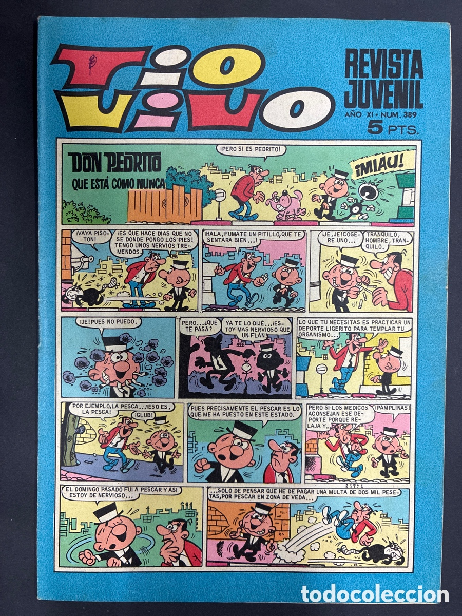 Livros de Banda Desenhada: COMIC COLECCION TIO VIVO N&ordm; 389 EDITORIAL BRUGUERA