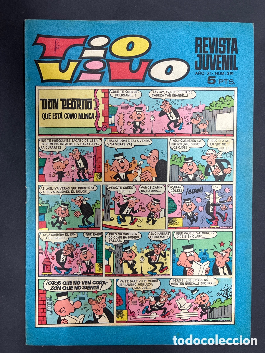 Livros de Banda Desenhada: COMIC COLECCION TIO VIVO N&ordm; 391 EDITORIAL BRUGUERA