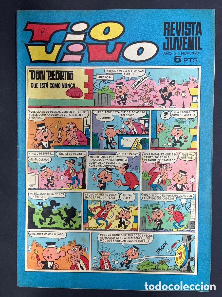 Livros de Banda Desenhada: COMIC COLECCION TIO VIVO N&ordm; 393 EDITORIAL BRUGUERA