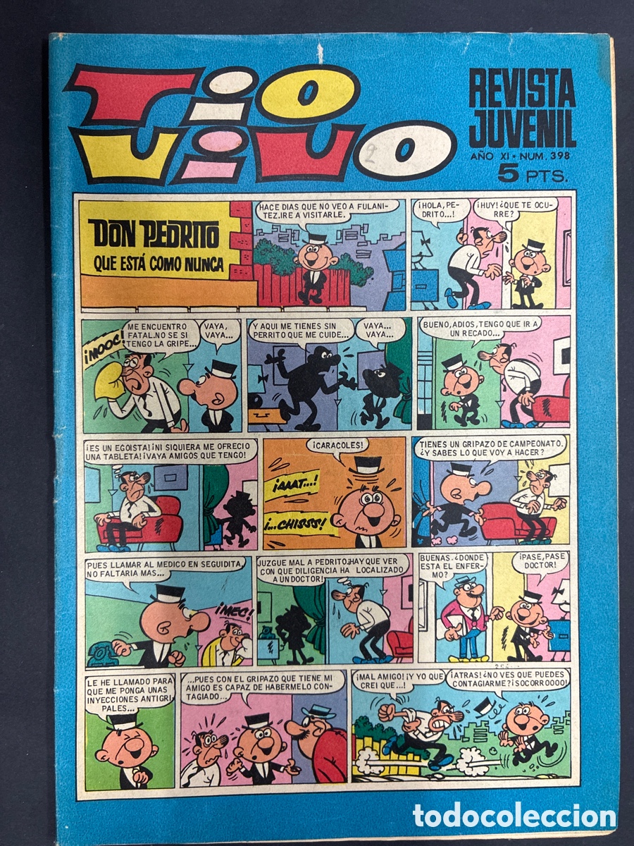 Livros de Banda Desenhada: COMIC COLECCION TIO VIVO N&ordm; 398 EDITORIAL BRUGUERA