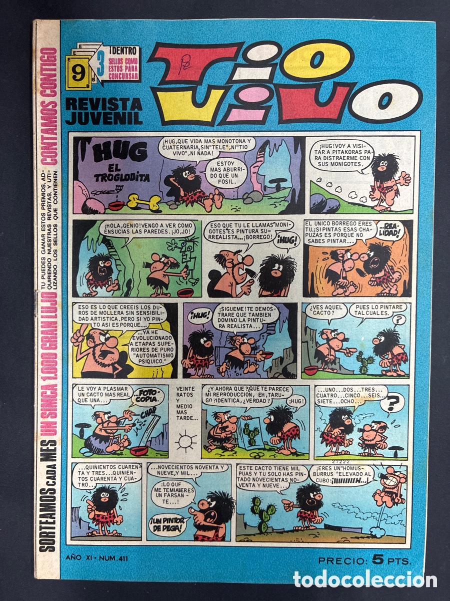 BDs: COMIC COLECCION TIO VIVO N&ordm; 411 EDITORIAL BRUGUERA