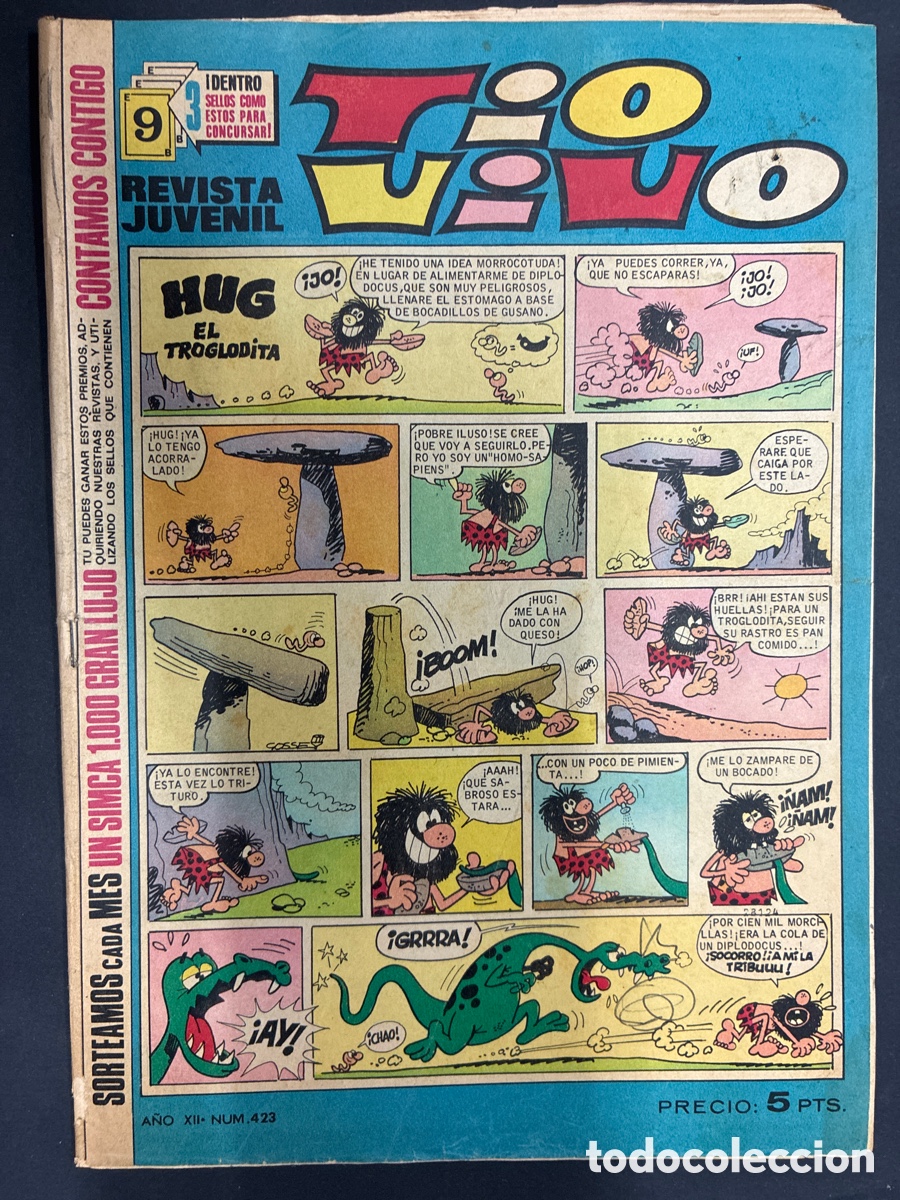 Comics: COMIC COLECCION TIO VIVO N&ordm; 423 EDITORIAL BRUGUERA