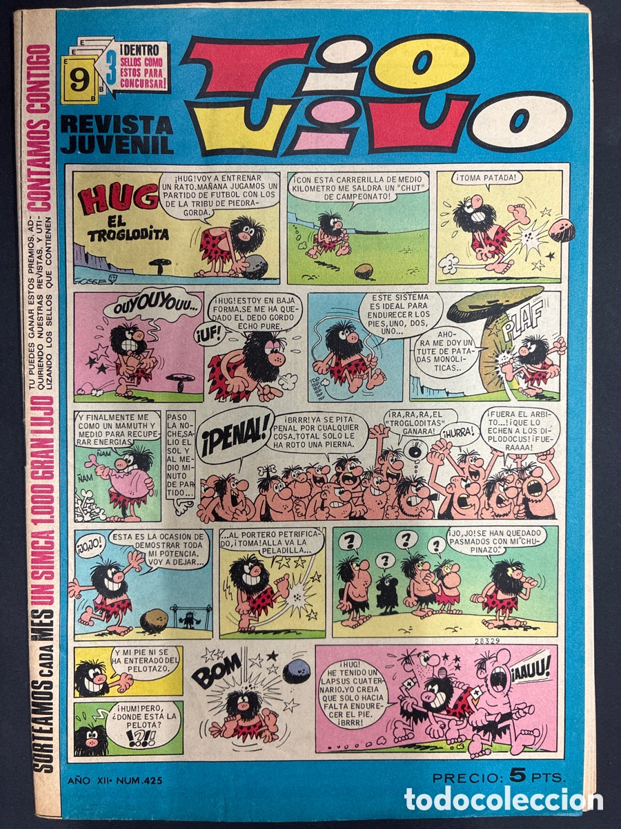 Comics: COMIC COLECCION TIO VIVO N&ordm; 425 EDITORIAL BRUGUERA