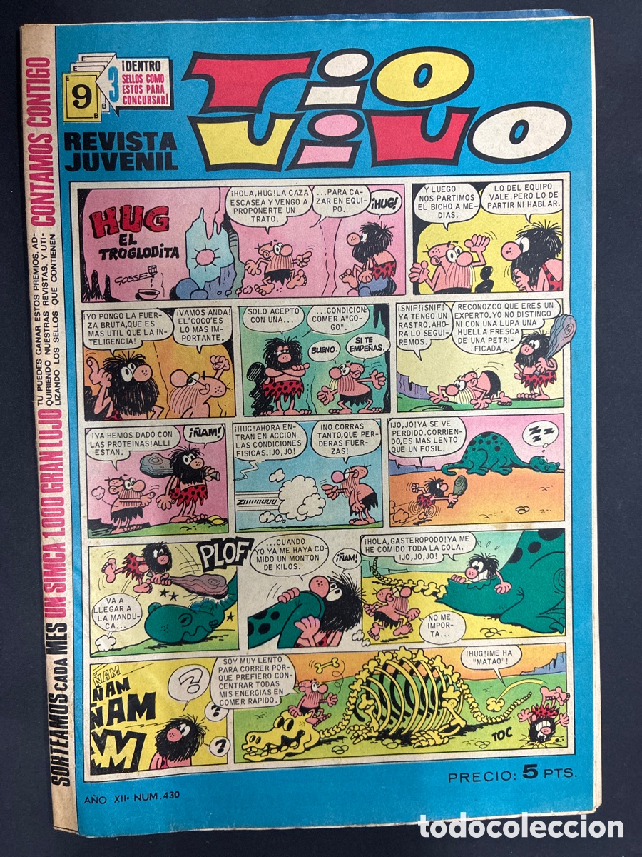 Comics: COMIC COLECCION TIO VIVO N&ordm; 430 EDITORIAL BRUGUERA