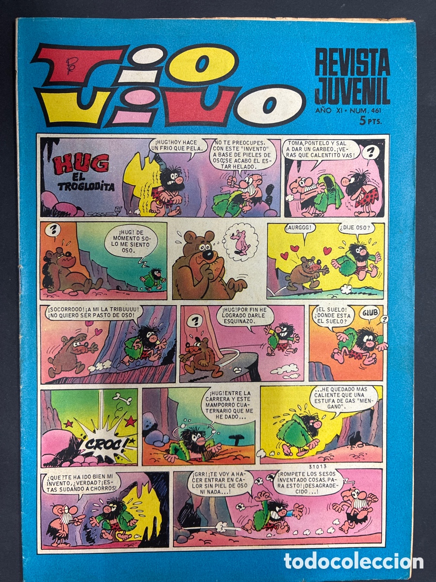 Tebeos: COMIC COLECCION TIO VIVO N&ordm; 461 EDITORIAL BRUGUERA