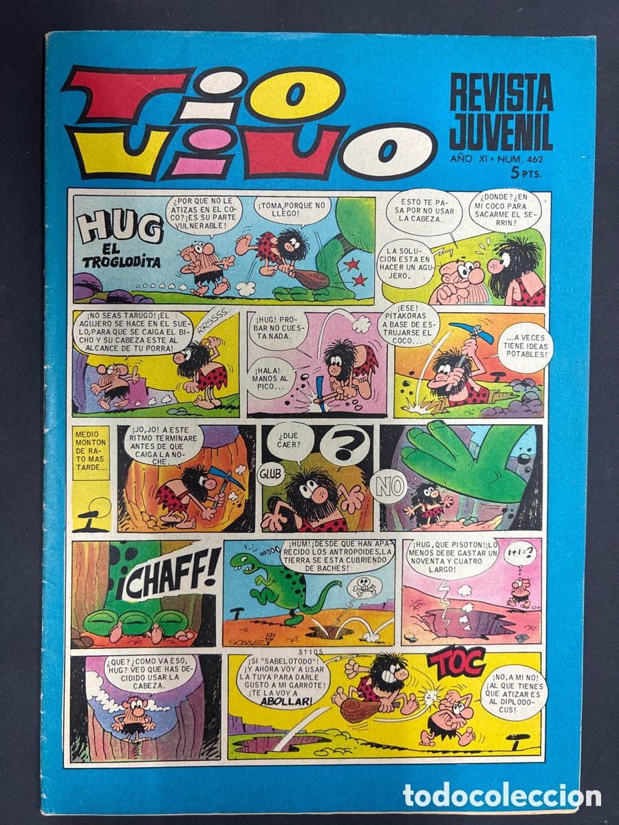 Tebeos: COMIC COLECCION TIO VIVO N&ordm; 462 EDITORIAL BRUGUERA