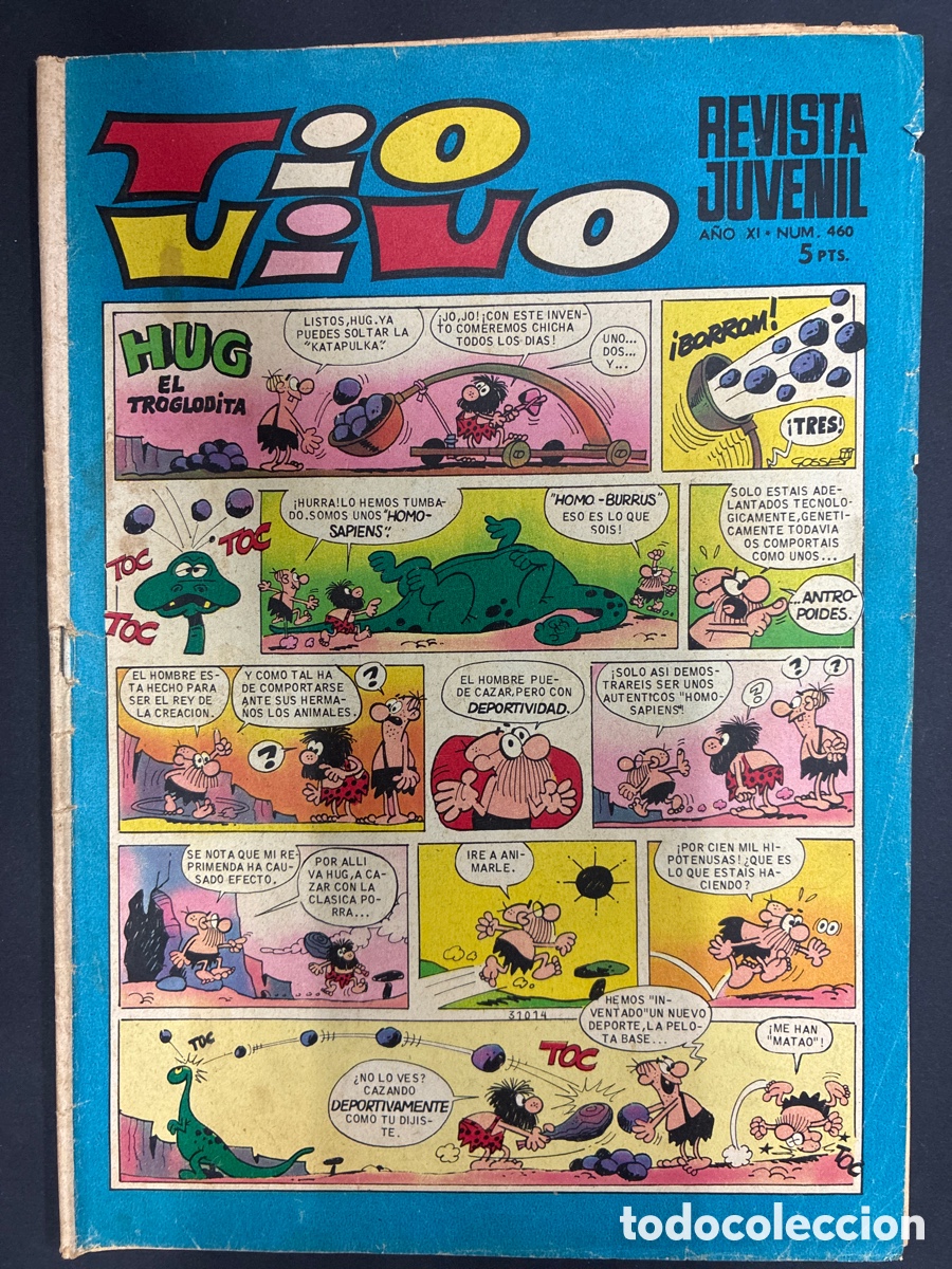 Tebeos: COMIC COLECCION TIO VIVO N&ordm; 460 EDITORIAL BRUGUERA