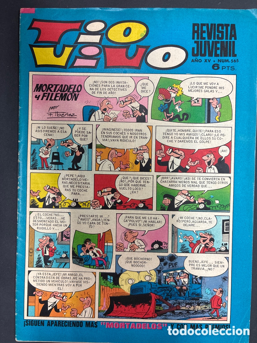 Tebeos: COMIC COLECCION TIO VIVO N&ordm; 565 EDITORIAL BRUGUERA