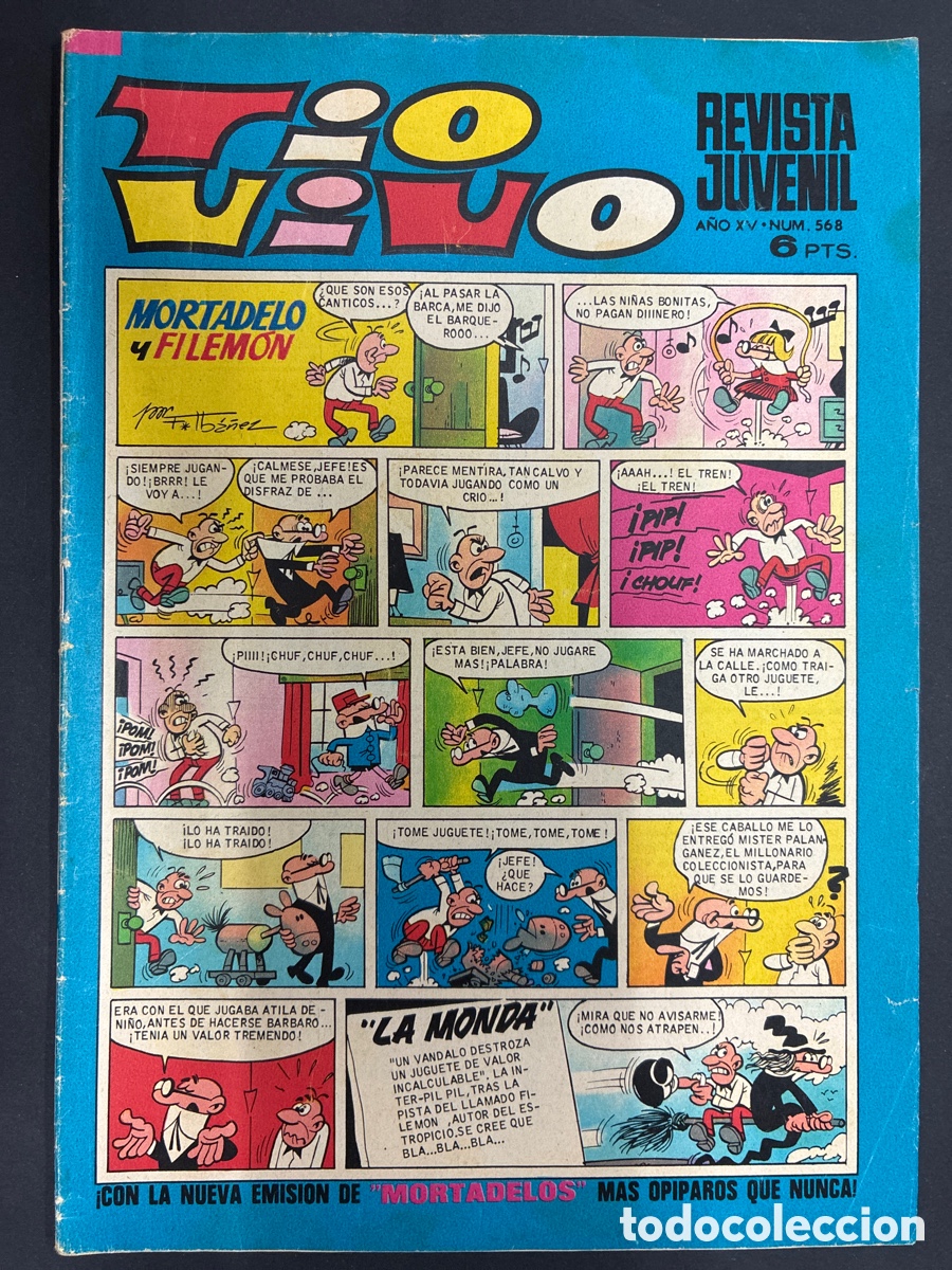 Tebeos: COMIC COLECCION TIO VIVO N&ordm; 568 EDITORIAL BRUGUERA