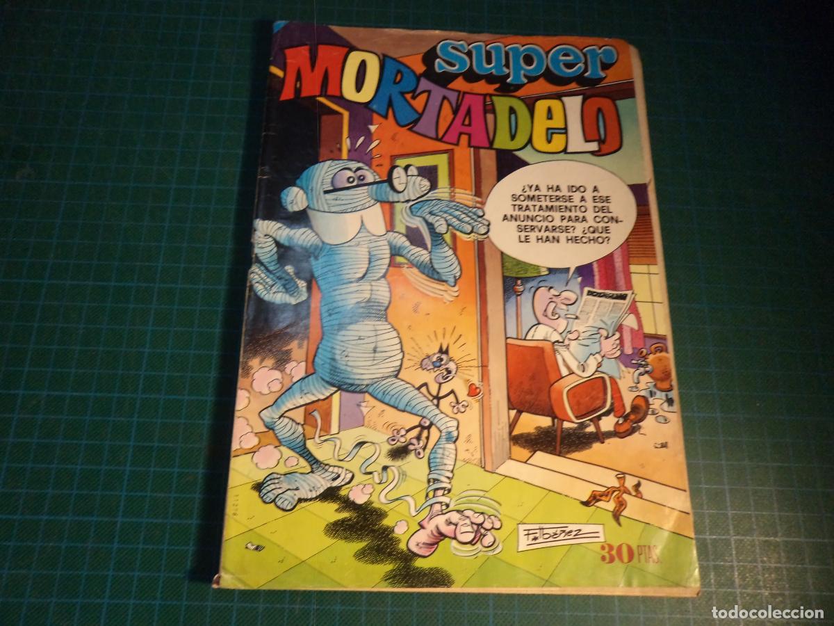Tebeos: Super Mortadelo. N&ordm; 71. Bruguera. Portada suelta de la grapa