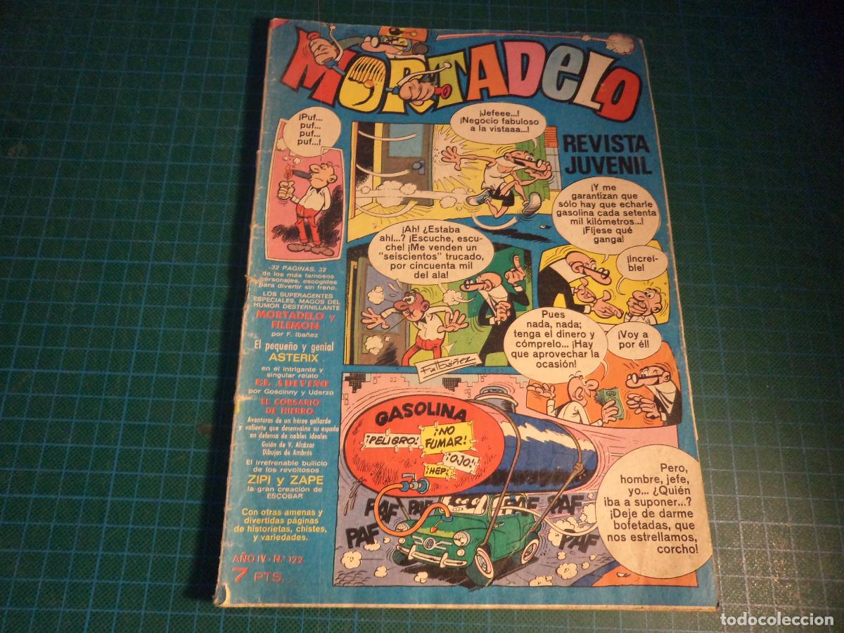 Tebeos: Mortadelo revista juvenil. N&ordm; 122. Bruguera. Bastante usado