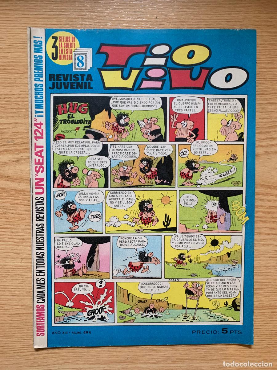 Tebeos: T&iacute;o Vivo n&ordm; 494 - 2&ordf; &Eacute;poca - D2 Impecable