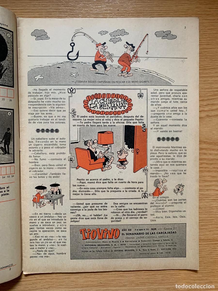 Tebeos: T&iacute;o Vivo n&ordm; 494 - 2&ordf; &Eacute;poca - D2 Impecable - Foto 2